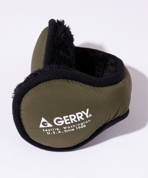 GERRY(ジェリー)の「【GERRY】イヤマフ ボア/タフタナイロン YMY(マフラー・メンズ・ベージュ/グレー/ブラック/カーキ・FREE)」の4枚目の写真