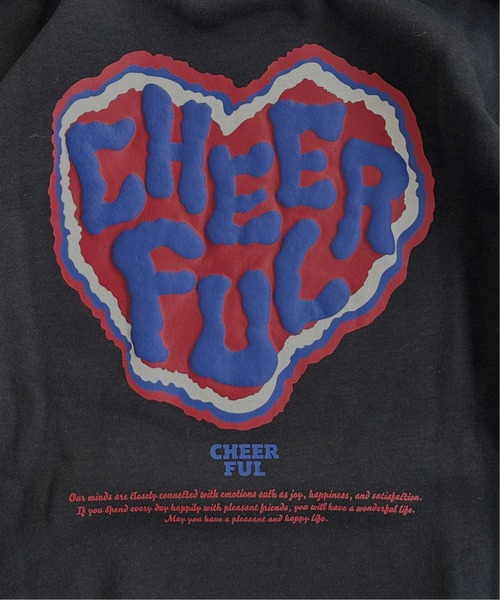 kutir（クティール）の「裏起毛ぷくぷくハートスウェットプルオーバー（スウェット・レディース・オートミール/チャコールグレー/オフホワイト・FREE）」の21枚目の写真