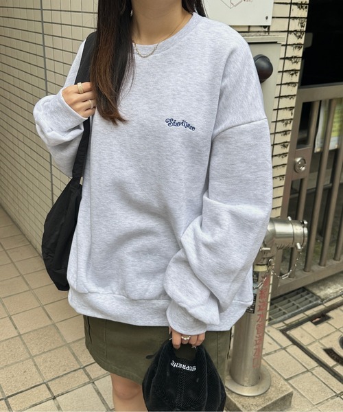 kutir（クティール）の「裏起毛ぷくぷくハートスウェットプルオーバー（スウェット・レディース・オートミール/チャコールグレー/オフホワイト・FREE）」の4枚目の写真