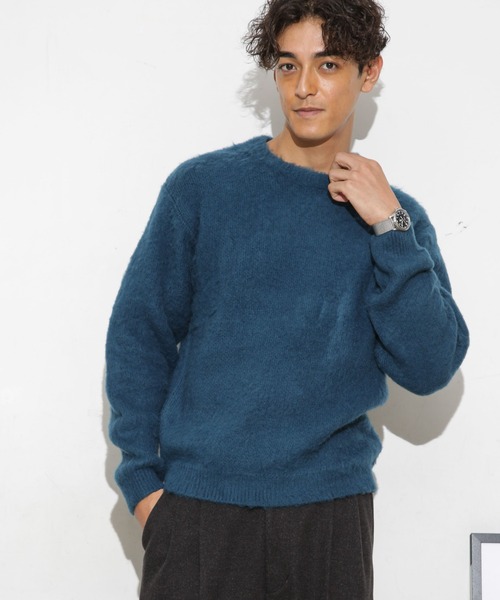 NANO universe（ナノユニバース）の「モヘヤライクカラーニット