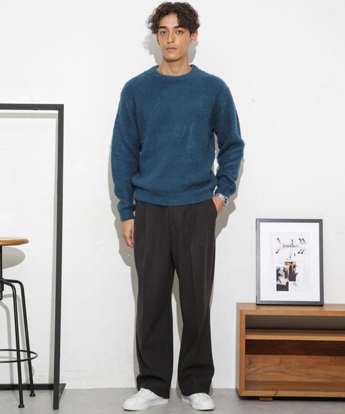 セール】モヘヤライクカラーニット（ニット/セーター）｜NANO universe