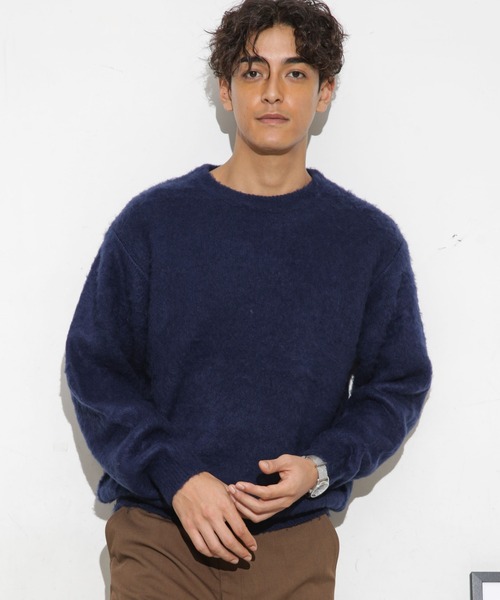 セール】モヘヤライクカラーニット（ニット/セーター）｜NANO universe