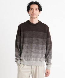 【THE TOKYO/ザトウキョウ】8G Gradation Knit PO/8GグラデーションニットPO