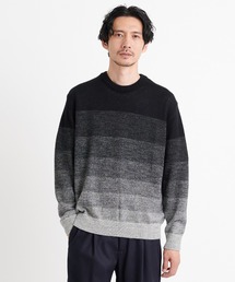 【THE TOKYO/ザトウキョウ】8G Gradation Knit PO/8GグラデーションニットPO
