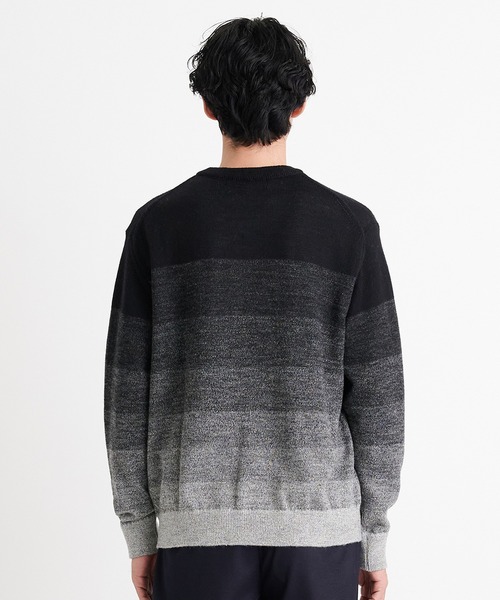THE TOKYO(ザトウキョウ)の「【THE TOKYO/ザトウキョウ】8G Gradation Knit PO/8GグラデーションニットPO(ニット/セーター・メンズ・ブラウン/ブラック・48/46/44)」の14枚目の写真