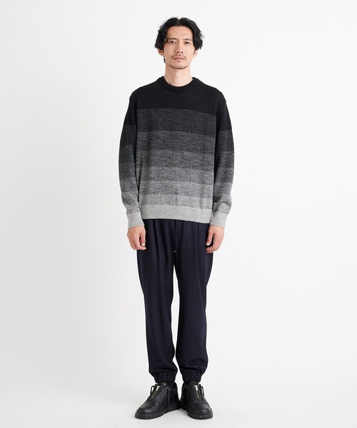THE TOKYO(ザトウキョウ)の「【THE TOKYO/ザトウキョウ】8G Gradation Knit PO/8GグラデーションニットPO(ニット/セーター・メンズ・ブラウン/ブラック・48/46/44)」の15枚目の写真