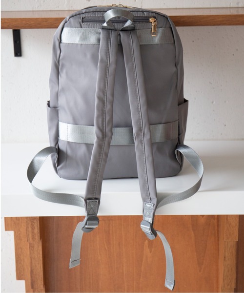 SETUP7（セットアップセブン）の「【SETUP7】フロントポケットリュックサック マザーズバッグ TYPE-1 KNF049 ※（バックパック/リュック・レディース・ブラック/グレー/ベージュ・FREE）」の16枚目の写真