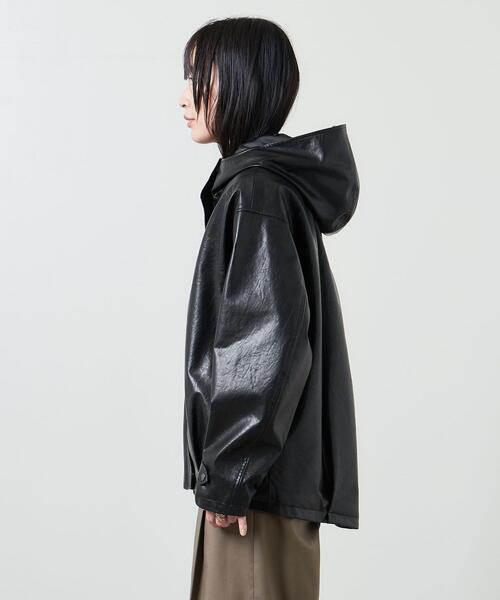 【MARW UNITED ARROWS】レザージャケット UNITED ARROWS｜<MARW UNITED ARROWS>レザーライク ジャケット