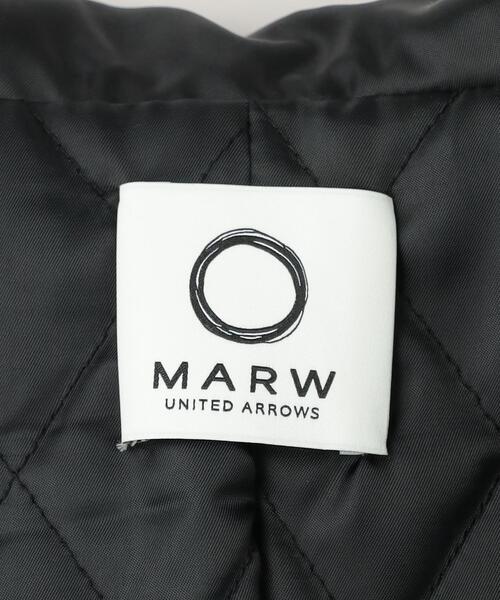 MARW UNITED ARROWS（マルゥ ユナイテッドアローズ）の「＜MARW UNITED ARROWS＞フェイクレザーブルゾン（ブルゾン・レディース・ブラック・36/38）」の18枚目の写真