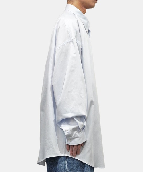 HED MAYNER(ヘドメイナー)の「【HED MAYNER】 BOTTUNED DOWN SHIRT(シャツ/ブラウス・メンズ・ライトブルー・MEDIUM)」の2枚目の写真