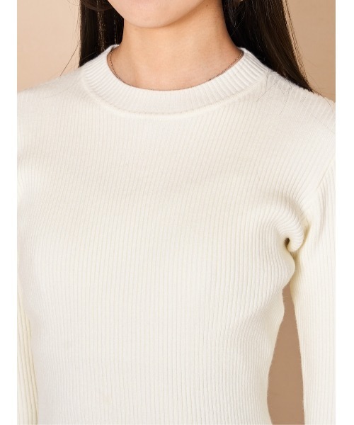 Darich（ダーリッチ）の「ハートボタンニットミニワンピース（ワンピース・レディース・グレー/ホワイト/ブラック・FREE）」の15枚目の写真