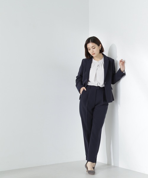 NATURAL BEAUTY BASIC（ナチュラルビューティーベーシック）の「◇フロントタックブラウス（シャツ/ブラウス・レディース・オフホワイト/ラベンダー/グレイッシュベージュ/ライトグリーン・MEDIUM/SMALL）」の18枚目の写真