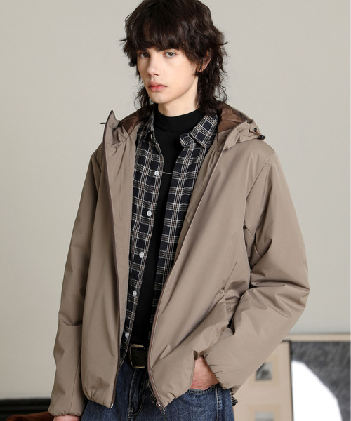 【セール】【SPADE】裏ラミネート 防風 発熱 撥水 中綿 フードジャケット（マウンテンパーカー）｜SPADE（スペード）