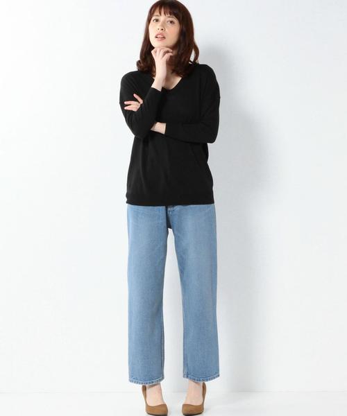 Another Edition(アナザーエディション)の「ボーイフレンドデニム/AEBC BOYFRIEND DNM PT(デニムパンツ・レディース・ターコイズブルー/コバルトブルー・SMALL/MEDIUM)」の10枚目の写真