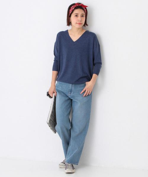 Another Edition(アナザーエディション)の「ボーイフレンドデニム/AEBC BOYFRIEND DNM PT(デニムパンツ・レディース・ターコイズブルー/コバルトブルー・SMALL/MEDIUM)」の5枚目の写真