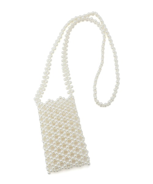 ROPE' PICNIC（ロペピクニック）の「パールショルダーバッグ（ショルダーバッグ・レディース・ホワイト・FREE）」の2枚目の写真