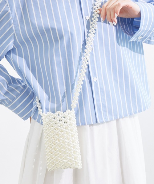 ROPE' PICNIC（ロペピクニック）の「パールショルダーバッグ（ショルダーバッグ・レディース・ホワイト・FREE）」の8枚目の写真