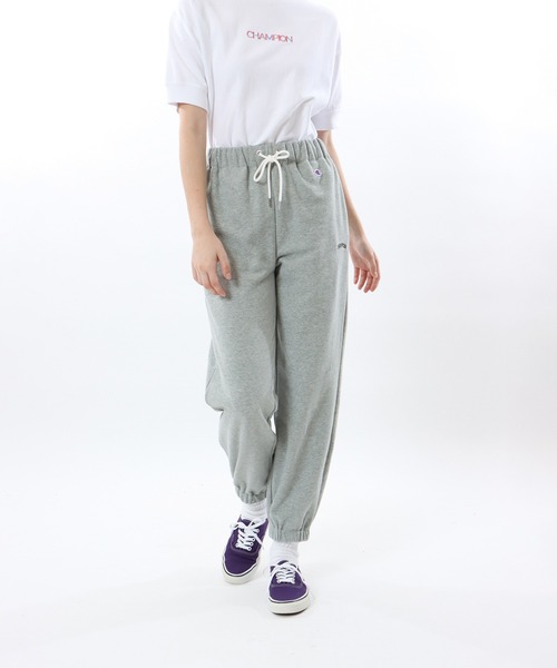 Champion(チャンピオン)の「【Champion/チャンピオン】レディース スウェットパンツ(スウェットパンツ・レディース・ダークグリーン/ヘザーグレー/ベージュ/チャコール・LARGE/MEDIUM)」の2枚目の写真