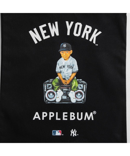 APPLEBUM(アップルバム)の「"Newyork Yankees Boy" Totebag(トートバッグ・メンズ・ブラック/ナチュラル・FREE)」の6枚目の写真