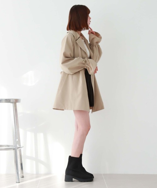 archives(アルシーヴ)の「3way袖リボンミドルトレンチコート(トレンチコート・レディース・ベージュ/ブルー/アイボリー・MEDIUM)」の12枚目の写真