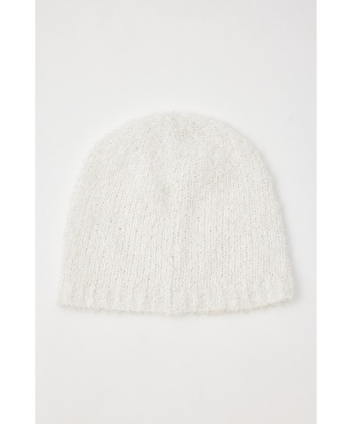 SLY（スライ）の「FANCY YARN BEANIE ファンシーヤン ビーニー（ニットキャップ/ビーニー・レディース・オフホワイト/ブラック/グレー・FREE）」の5枚目の写真