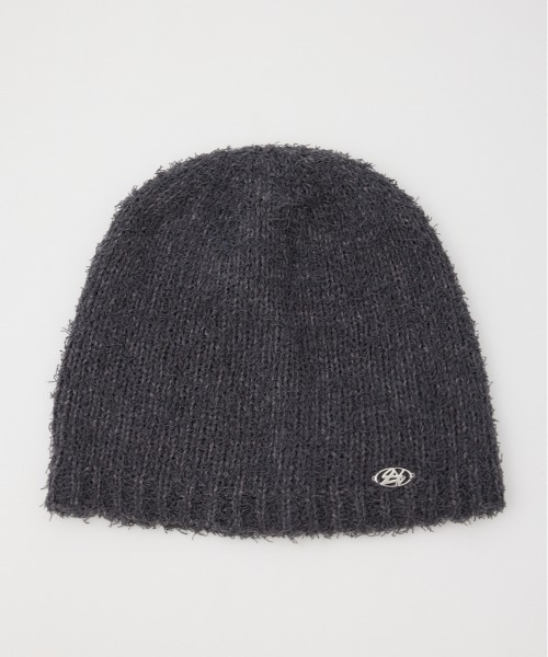 SLY（スライ）の「FANCY YARN BEANIE ファンシーヤン ビーニー（ニットキャップ/ビーニー・レディース・オフホワイト/ブラック/グレー・FREE）」の20枚目の写真