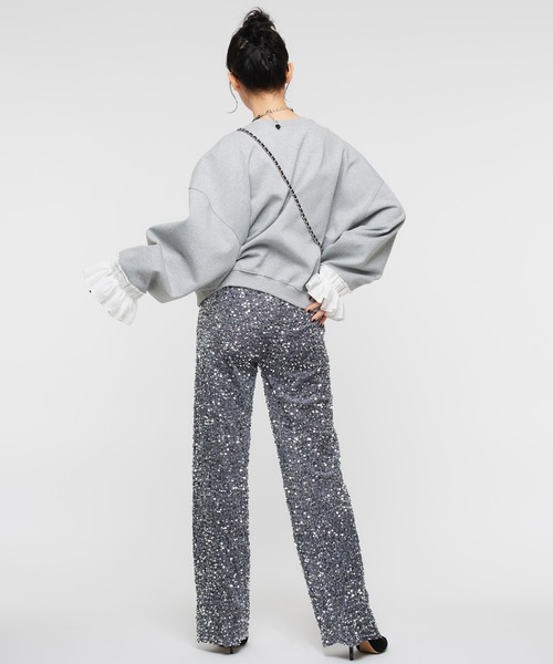 Narcissus(ナルシス)の「【Narcissus】フリルドッキングスウェット(スウェット・レディース・グレー/ネイビー・FREE)」の14枚目の写真