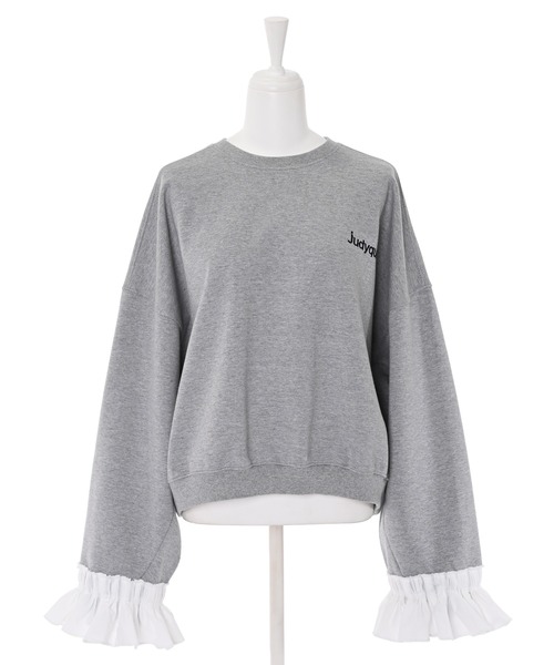 Narcissus(ナルシス)の「【Narcissus】フリルドッキングスウェット(スウェット・レディース・グレー/ネイビー・FREE)」の9枚目の写真