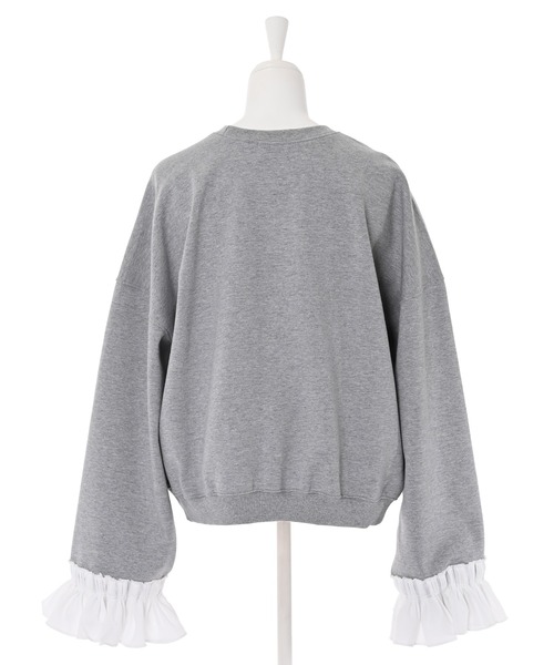 Narcissus(ナルシス)の「【Narcissus】フリルドッキングスウェット(スウェット・レディース・グレー/ネイビー・FREE)」の10枚目の写真