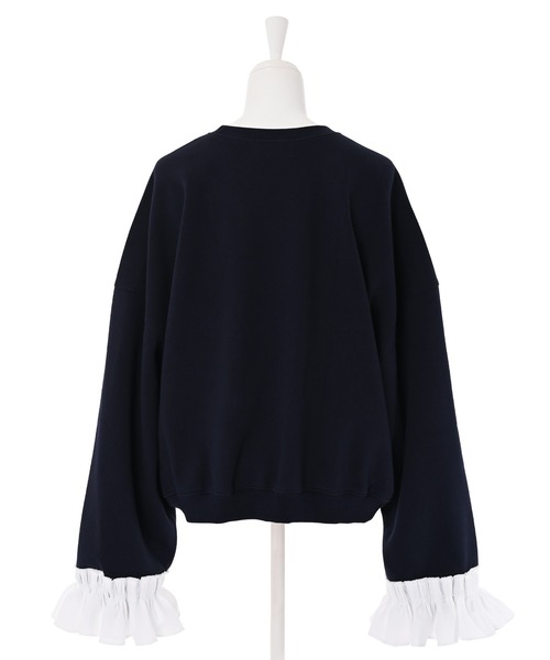 Narcissus(ナルシス)の「【Narcissus】フリルドッキングスウェット(スウェット・レディース・グレー/ネイビー・FREE)」の7枚目の写真