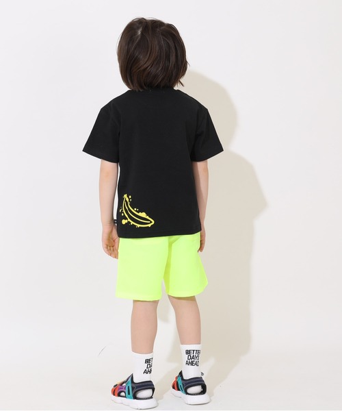 MINIONS(ミニオンズ)の「親子お揃い ミニオン ラクガキネオンTシャツ 9295K(Tシャツ/カットソー・キッズ・ブラック・120cm/110cm/100cm/140cm/130cm)」の8枚目の写真