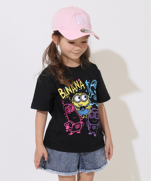 MINIONS(ミニオンズ)の「親子お揃い ミニオン ラクガキネオンTシャツ 9295K(Tシャツ/カットソー・キッズ・ブラック・120cm/110cm/100cm/140cm/130cm)」の17枚目の写真