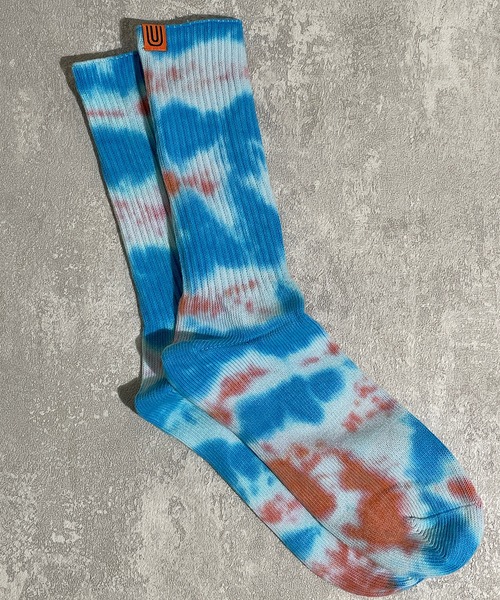 UNIVERSAL OVERALL（ユニバーサルオーバーオール）の「UNIVERSAL OVERALL　ユニバーサルオーバール　メンズクルーソックス（ソックス/靴下・メンズ・グリーン/ホワイト/レッド/グリーン系/パープル/オレンジ/イエロー/オレンジ系1/ネイビー/ベージュ/ブルー/パープル系/ブラック系/レッド系/ブルー系2/グレー/ブラック/ブルー系3/ライム/グレー系1/ブラック系1/ダークネイビー/グリーン系2/ブラック系3/パープル系1/イエロー系1/オレンジ系2/オレンジ系3/ダークブルー/オレンジ系4/ブラック系2/グリーン系1/グリーン系3/ブルー系4/ホワイト系/ホワイト系2/サックスブルー/レッド系1/ネイビー系1・25-27/25-27CM/25～27cm）」の20枚目の写真