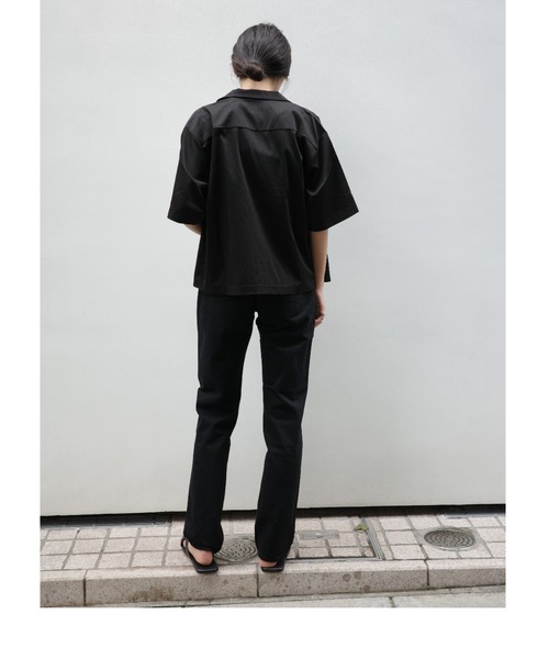 ENCIRCLE（エンサークル）の「【ENCIRCLE/エンサークル】Go to jeans/ゴートゥージーンズ（デニム）（デニムパンツ・レディース・ブラック・3/2/1）」の6枚目の写真