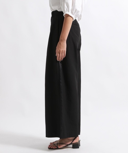 STERNBERG(スタンバーグ)の「STERNBERG/カラミサテンワイドパンツ/991259(スラックス・レディース・ブラック・MEDIUM/LARGE)」の17枚目の写真