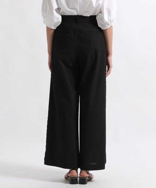 STERNBERG(スタンバーグ)の「STERNBERG/カラミサテンワイドパンツ/991259(スラックス・レディース・ブラック・MEDIUM/LARGE)」の18枚目の写真
