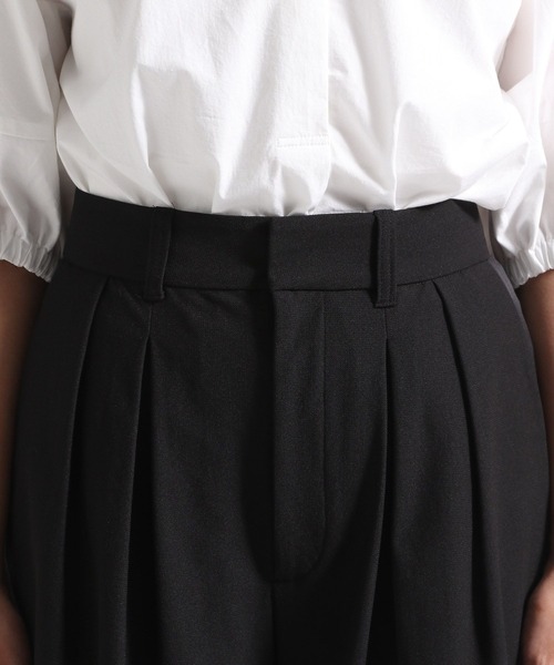 STERNBERG(スタンバーグ)の「STERNBERG/カラミサテンワイドパンツ/991259(スラックス・レディース・ブラック・MEDIUM/LARGE)」の19枚目の写真