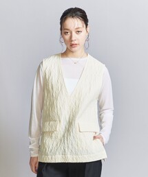 BEAUTY&YOUTH UNITED ARROWS | ジャカード Ｖネック べスト(ベスト)