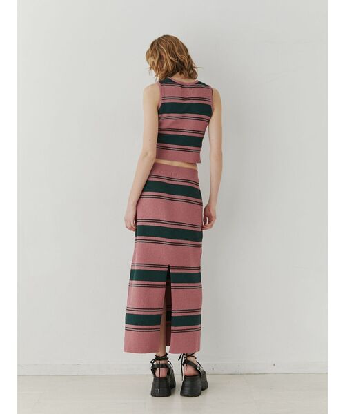 jouetie（ジュエティ）の「サマーニットタンク【セットアップ対応】（タンクトップ・レディース・ブラック/ピンク/イエロー/ブルー・MEDIUM）」の15枚目の写真