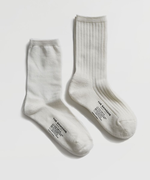 THE SHINZONE（ザ　シンゾーン）の「THE SHINZONE/シンゾーン　パックソックス　PACK SOCKS　24SMSIT01（ソックス/靴下・レディース・ホワイト・FREE）」の2枚目の写真
