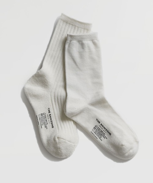 THE SHINZONE（ザ　シンゾーン）の「THE SHINZONE/シンゾーン　パックソックス　PACK SOCKS　24SMSIT01（ソックス/靴下・レディース・ホワイト・FREE）」の3枚目の写真