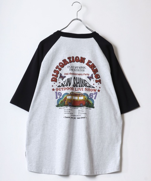 POWER TO THE PEOPLE（パワートゥーザピープル）の「POWER TO THE PEOPLE /パワートゥザピープル レコードプレーヤー ヒッピー ヴィンテージライク バックプリント オーバーサイズ ラグラン半袖Tシャツ レディース メンズ（Tシャツ/カットソー・レディース・ホワイト系その他/グレー系その他2/ベージュ系その他2/グレー系その他/ベージュ系その他・LL/M/L）」の15枚目の写真