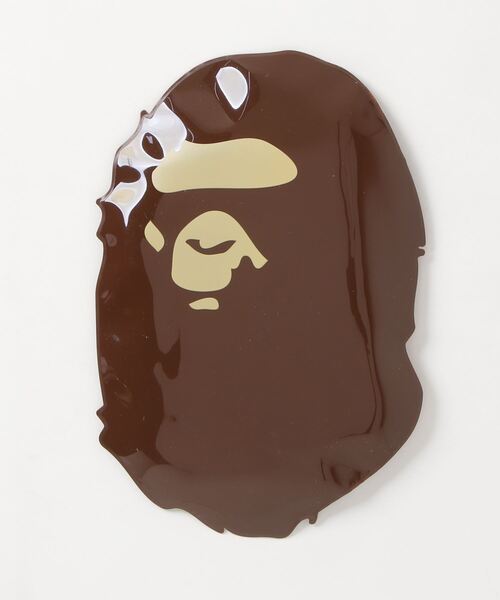 A BATHING APE(アベイシングエイプ)の「BAPE CHECK MASK M(マスク・メンズ・ベージュ・FREE)」の2枚目の写真