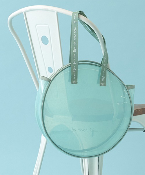 Lycee mine（リセマイン）の「【SWIM】キラキララメクリアバッグ（スイムグッズ・キッズ・アイボリー/マルチ/ミント/ピンク・フリー）」の3枚目の写真