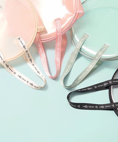 Lycee mine（リセマイン）の「【SWIM】キラキララメクリアバッグ（スイムグッズ・キッズ・アイボリー/マルチ/ミント/ピンク・フリー）」の12枚目の写真