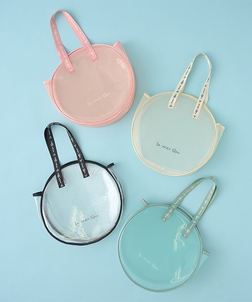 Lycee mine（リセマイン）の「【SWIM】キラキララメクリアバッグ（スイムグッズ・キッズ・アイボリー/マルチ/ミント/ピンク・フリー）」の11枚目の写真