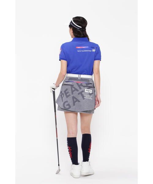 PEARLY GATES SOLOTEX ニットパネルジャガード スカート PEARLY GATES（パーリーゲイツ）の「【PEARLY GATES】SOLOTEX ニット