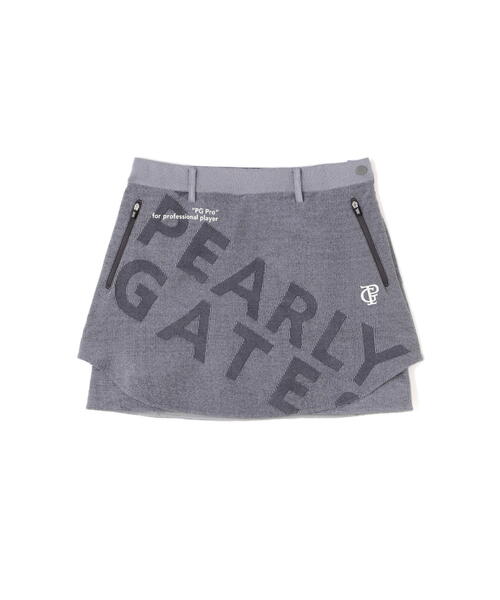パーリーゲイツ　ニット　スカート　グレー PEARLY GATES（パーリーゲイツ）の「【PEARLY GATES】SOLOTEX ニット
