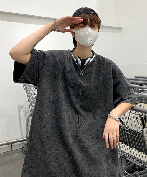 B.R.U（ブル）の「【ヴィンテージライク】ピグメント加工半袖Ｔシャツ（Tシャツ/カットソー・メンズ・ブラック/グレー/ピンク/パープル/ブルー/ブラック系その他・FREE）」の12枚目の写真