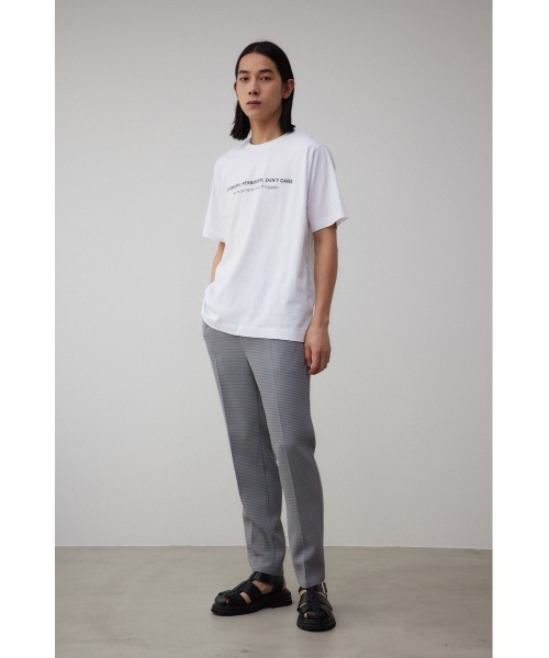 AZUL by moussy(アズールバイマウジー)の「フロントロゴベーシックプリントTシャツ(Tシャツ/カットソー・メンズ・ライトブルー/ブラック/ライトグレー/ホワイト/グレー・MEDIUM/LARGE)」の8枚目の写真